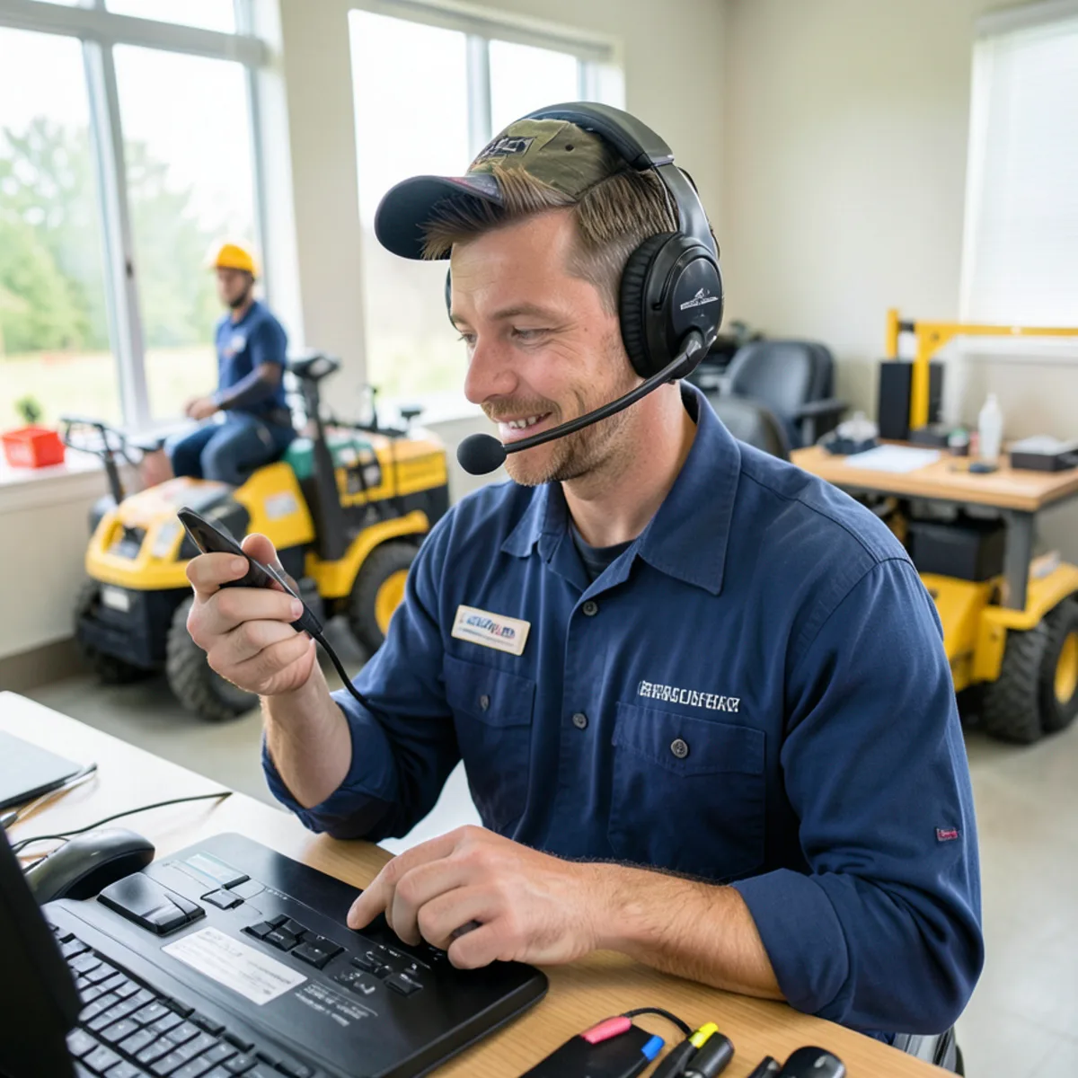 Customer service dispatch coordinator planning tree removal logistics in Lansing
