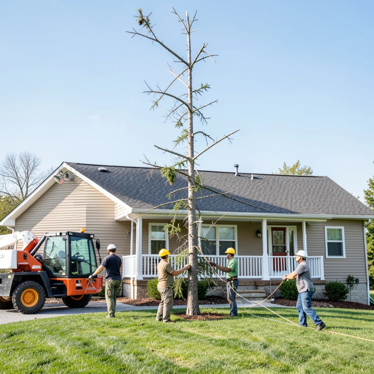 Tree Removal technical execution in Ingham County